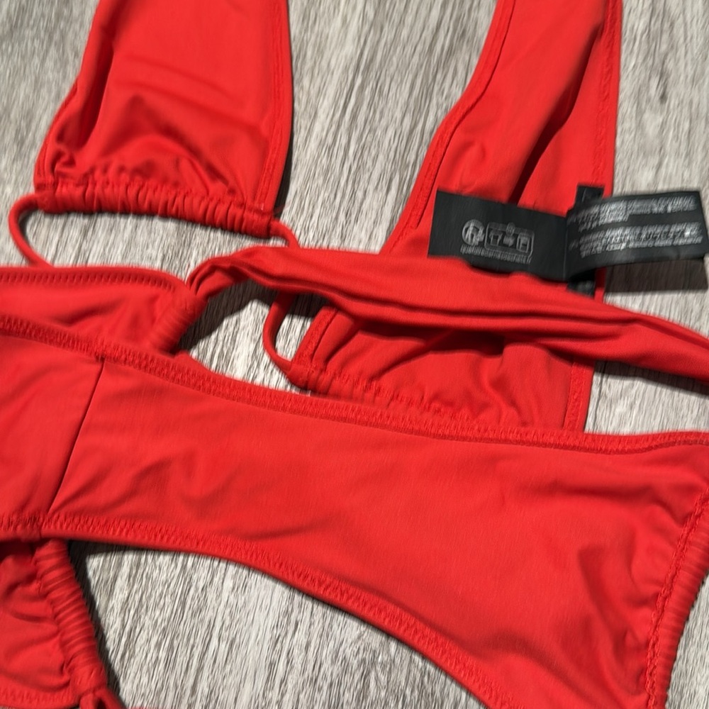 Zara Red Halter Bikini Set - Picture 9 of 16